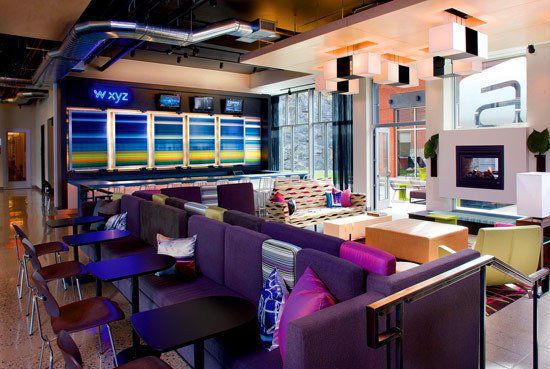 Aloft Bolingbrook Hotel Restoran gambar
